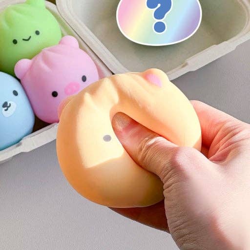 Random Animal Dumpling Squishy – Mystery Stress Toy