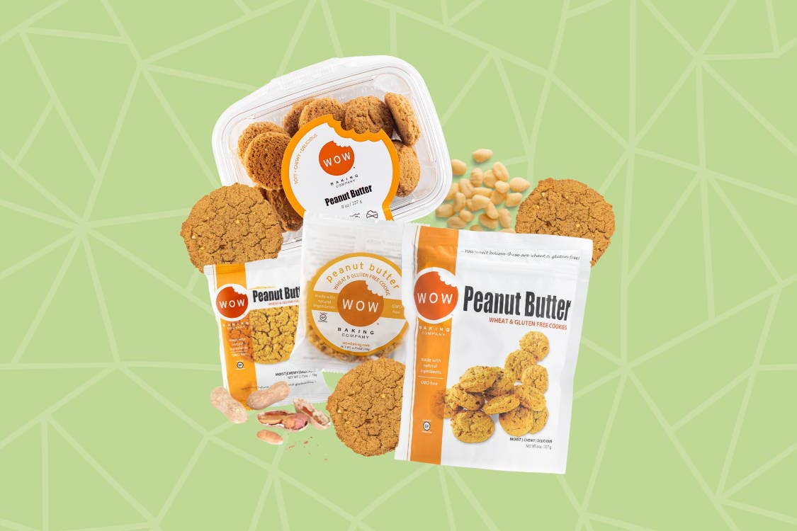Gluten-Free Peanut Butter Cookie Resealable Bag