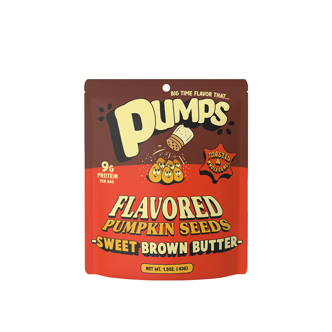 Pumps Toasted Pumpkin Seeds  - Sweet Brown Butter