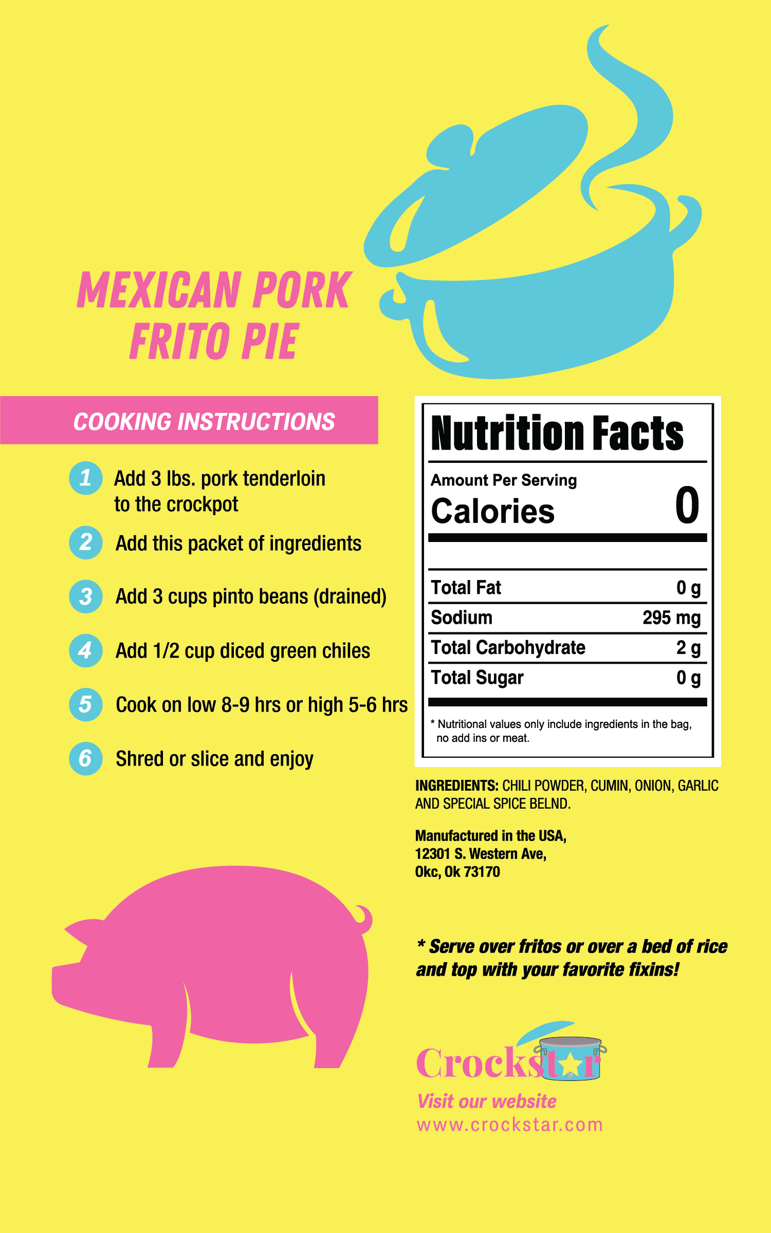 Mexican Pork Frito Pie