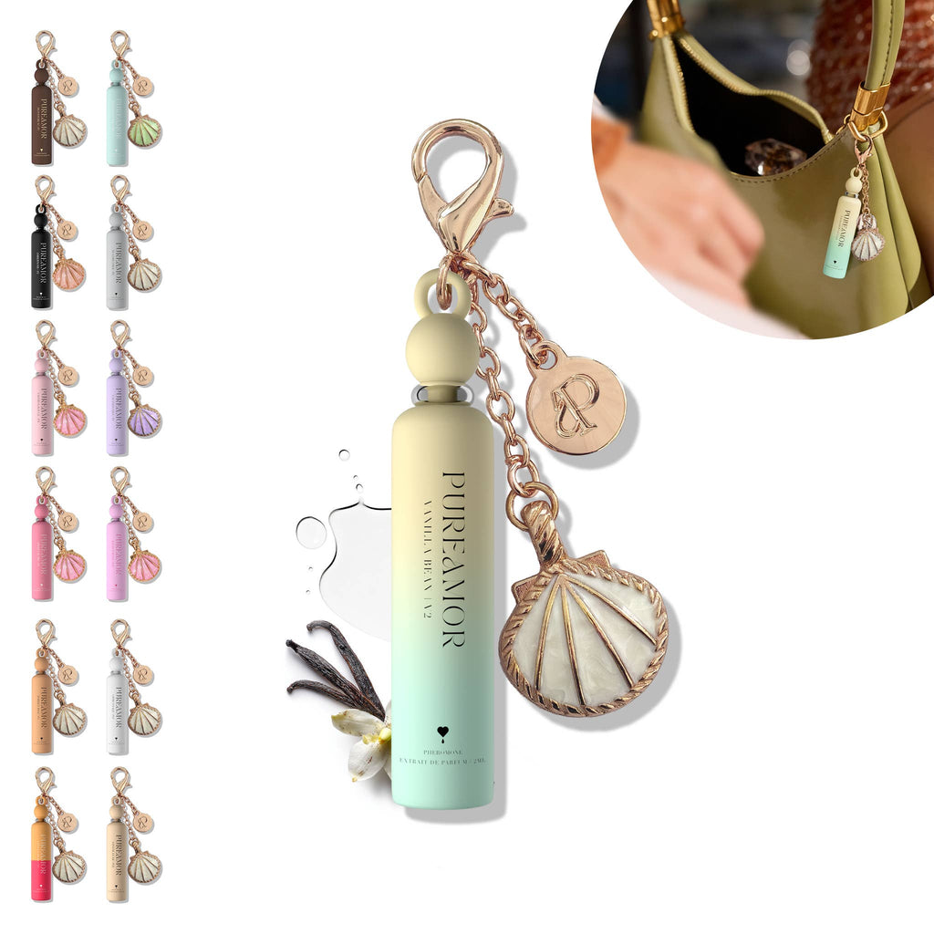 Vanilla Bean Pheromone Perfume Oil Keychain - 2ml Mini