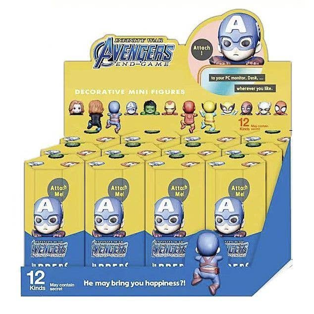Superhero Phone Decoration Figure Monitor Clip Toy Mini Hero Display Collectible Toy