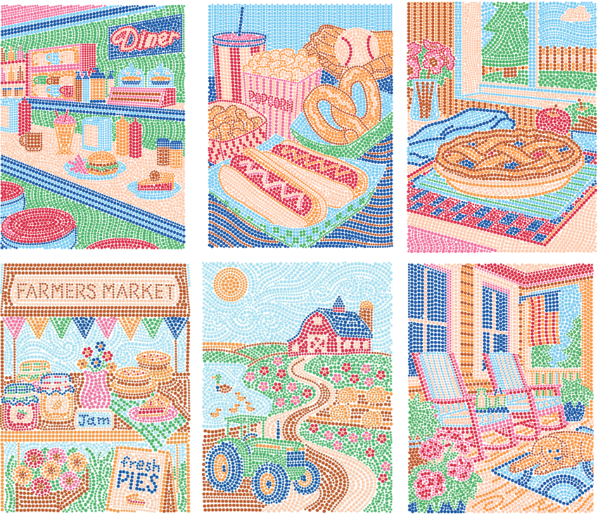 FlowArt - Dot By Letter - Americana