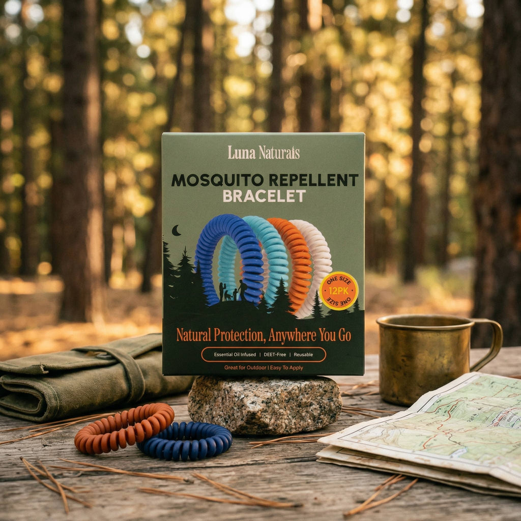 Mosquito Repellent Bracelet | Natural Scent | 12 Pack