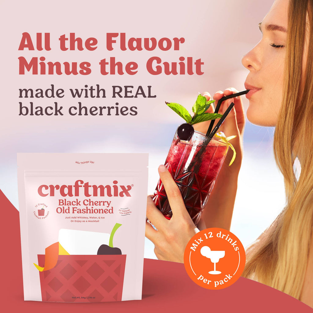Black Cherry Old Fashioned Cocktail Mixer