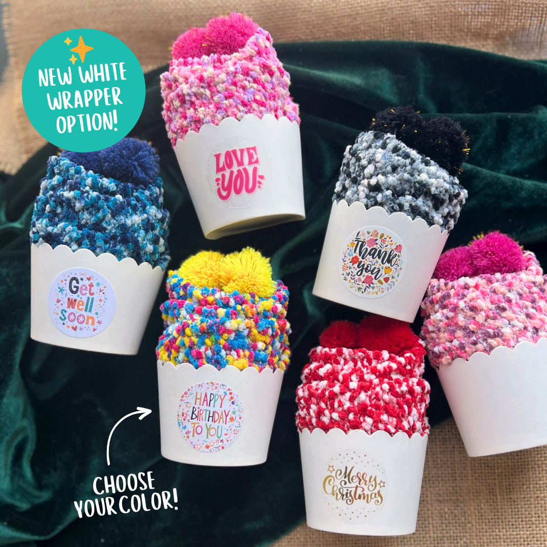 Happy Birthday Cupcake Socks - Novelty Cozy Birthday Gift