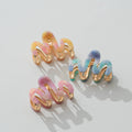 Willow Mini Island Sun Metal Squiggle Claw Clip - Mini