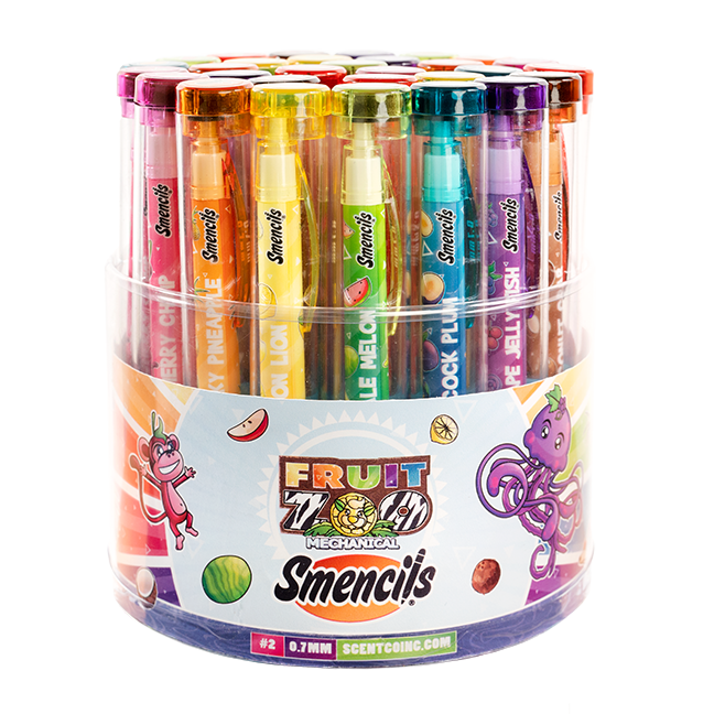 Fruit Zoo Mechanical Pencils Cylinder 32ct.