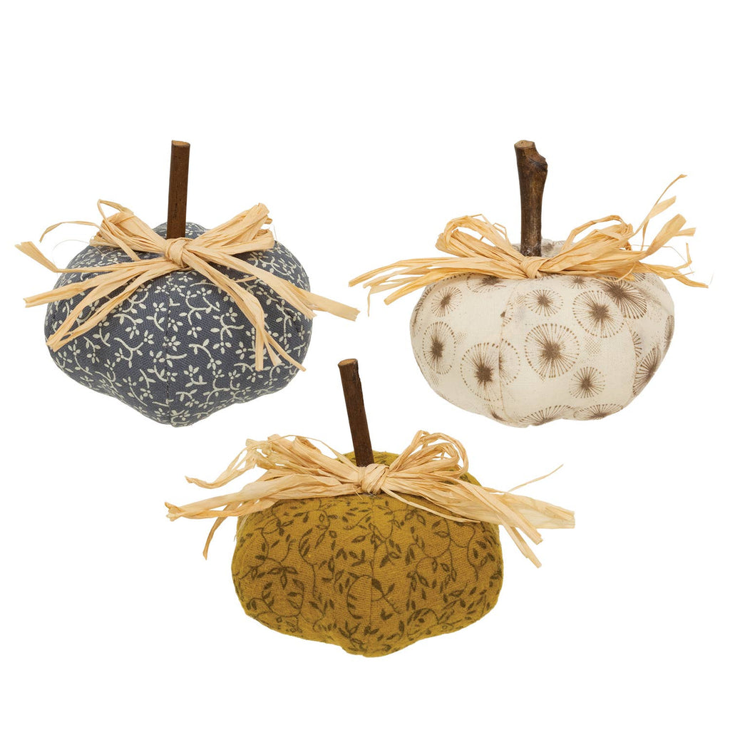 Fall Pattern Pumpkin - 3 Assorted