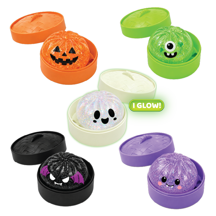 Fun Doh Petite Spooky Halloween Squishy Dumpling- 12/Display