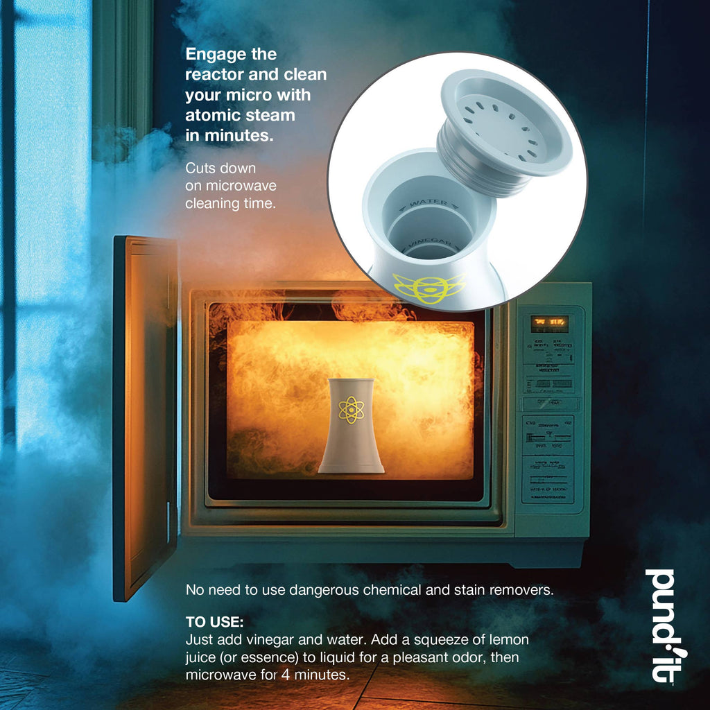 Pund'it Micro Nuke, Microwave Steam Cleaner and Deodorizer