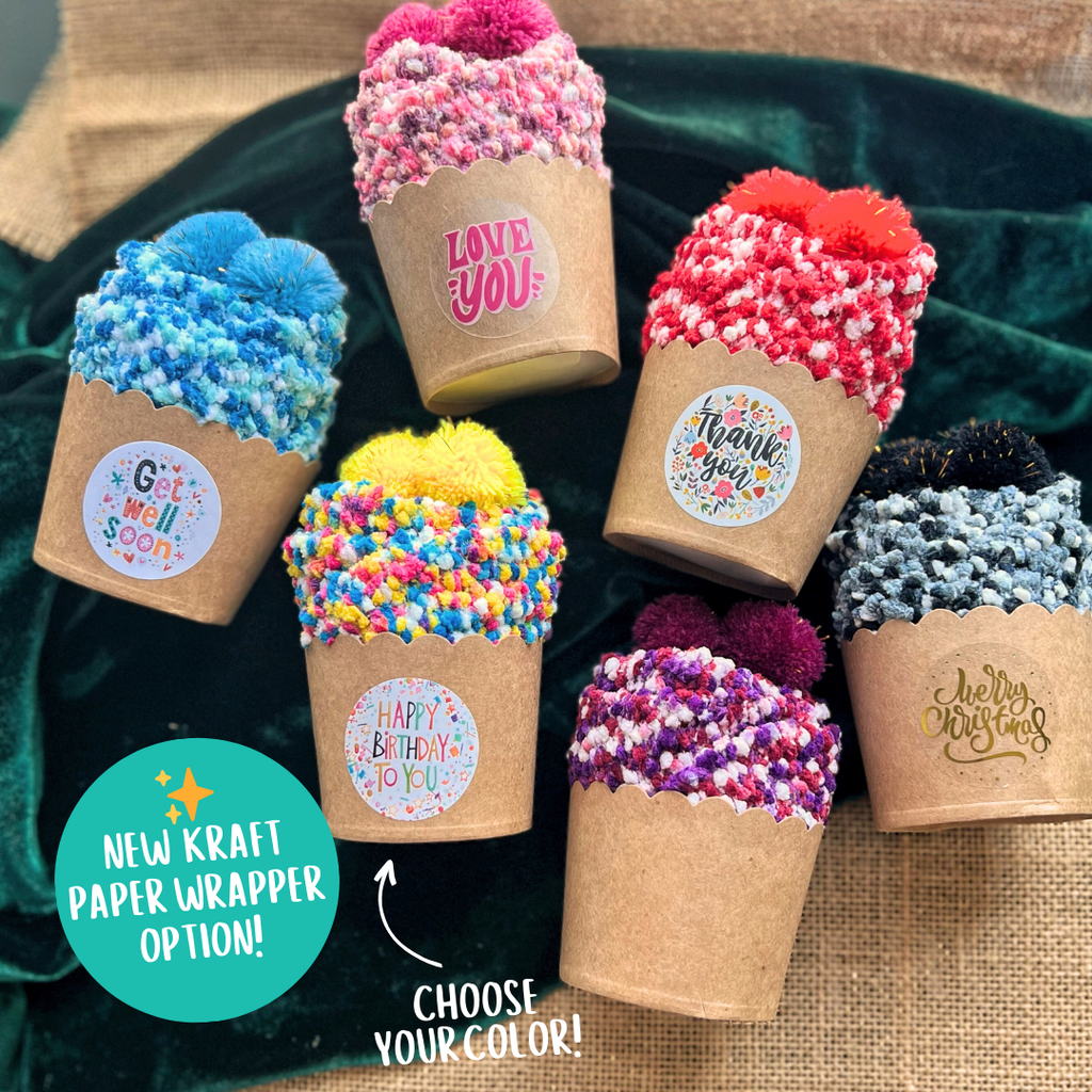 Happy Birthday Cupcake Socks - Novelty Cozy Birthday Gift