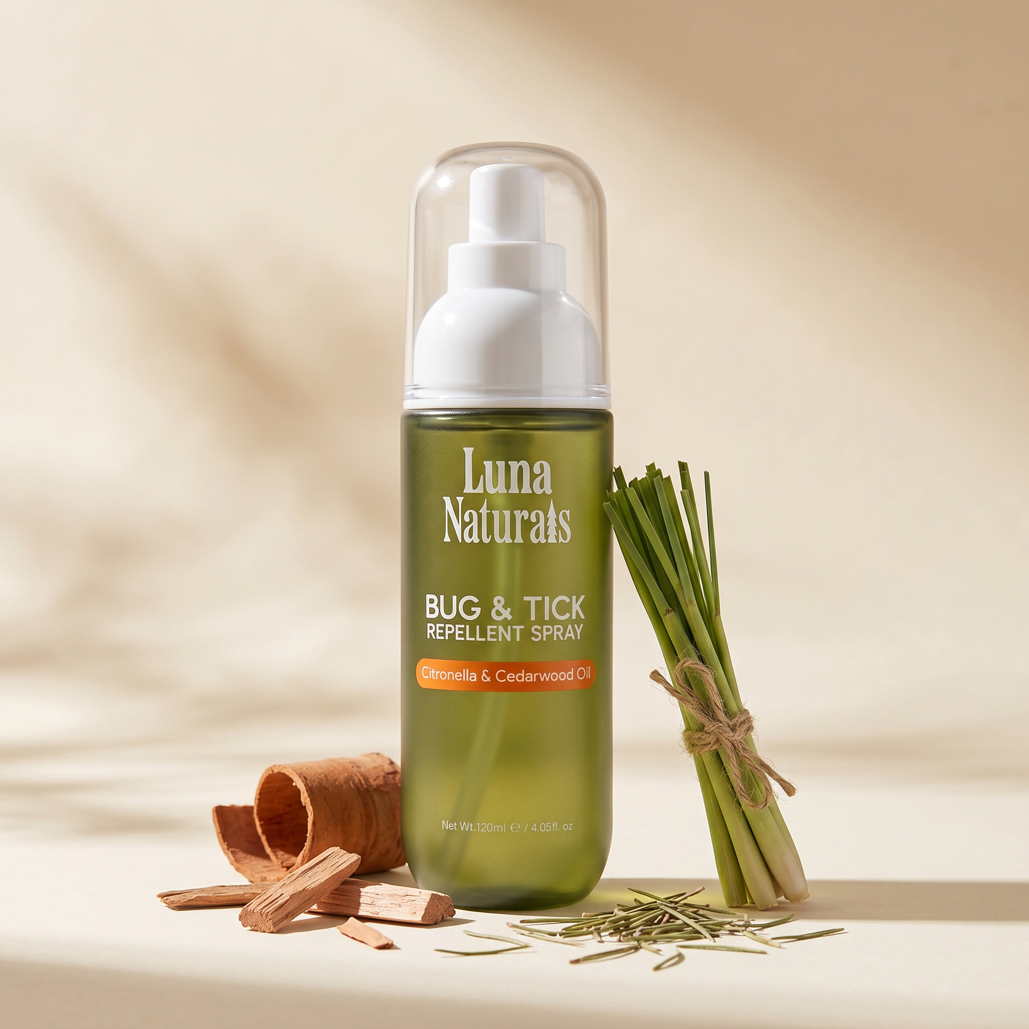 Natural Bug & Tick Repellent Spray — Citronella | 120ml