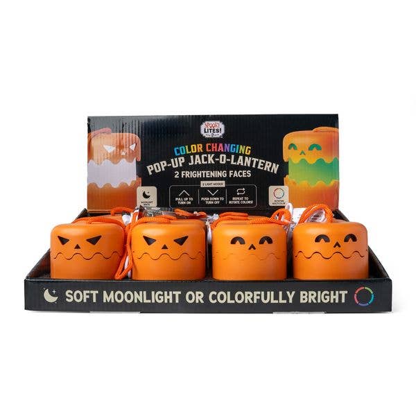 Spooky LITES! Color Changing Pop-Up Jack-O-Lantern