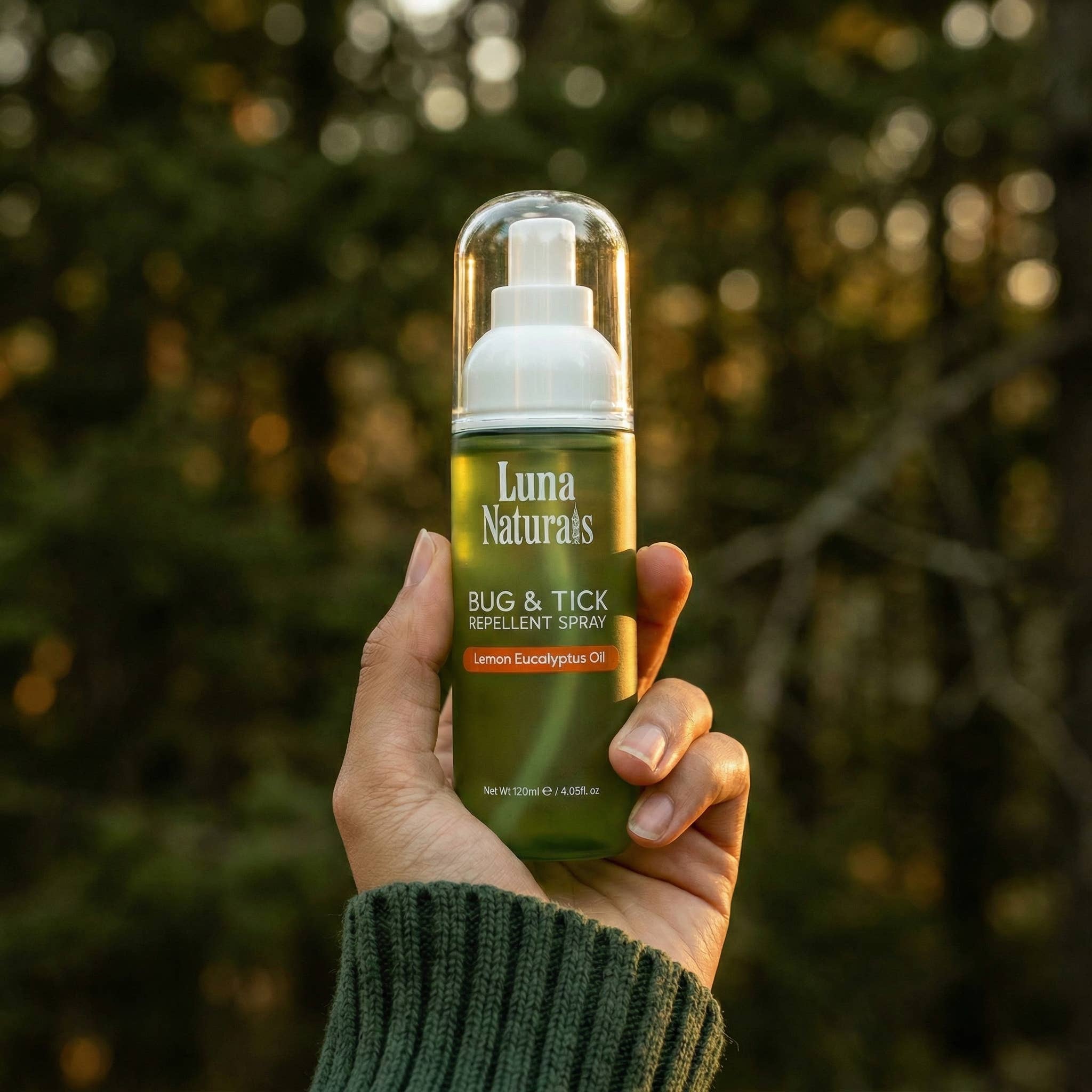 Bug & Tick Repellent Spray | Lemon & Eucalyptus Oil | 120ml