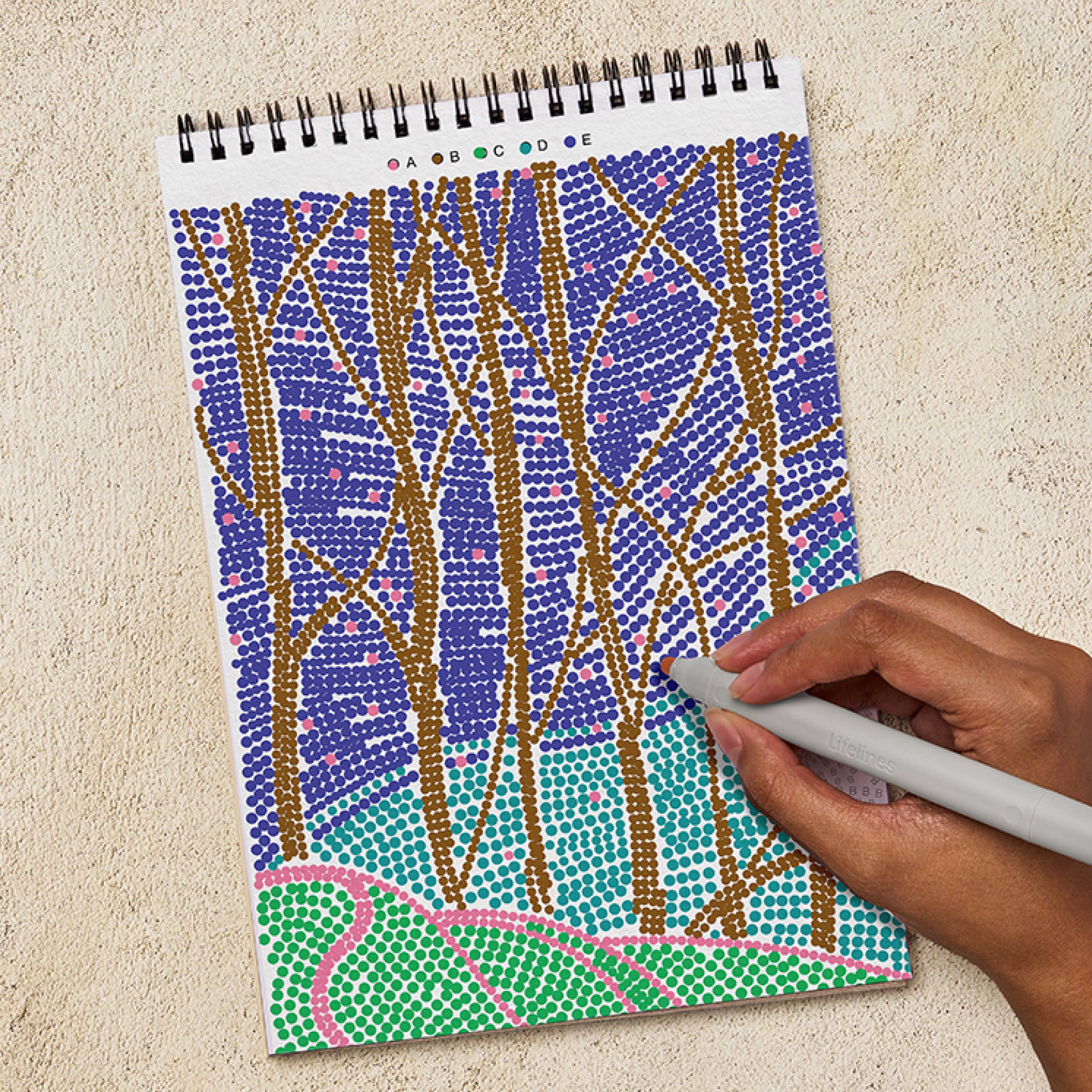 FlowArt -Dot By Letter - Landscapes