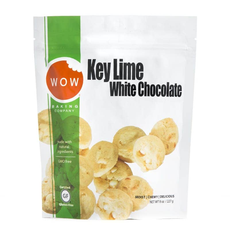 Gluten-Free Key Lime White Chocolate Cookie Resealable Bag
