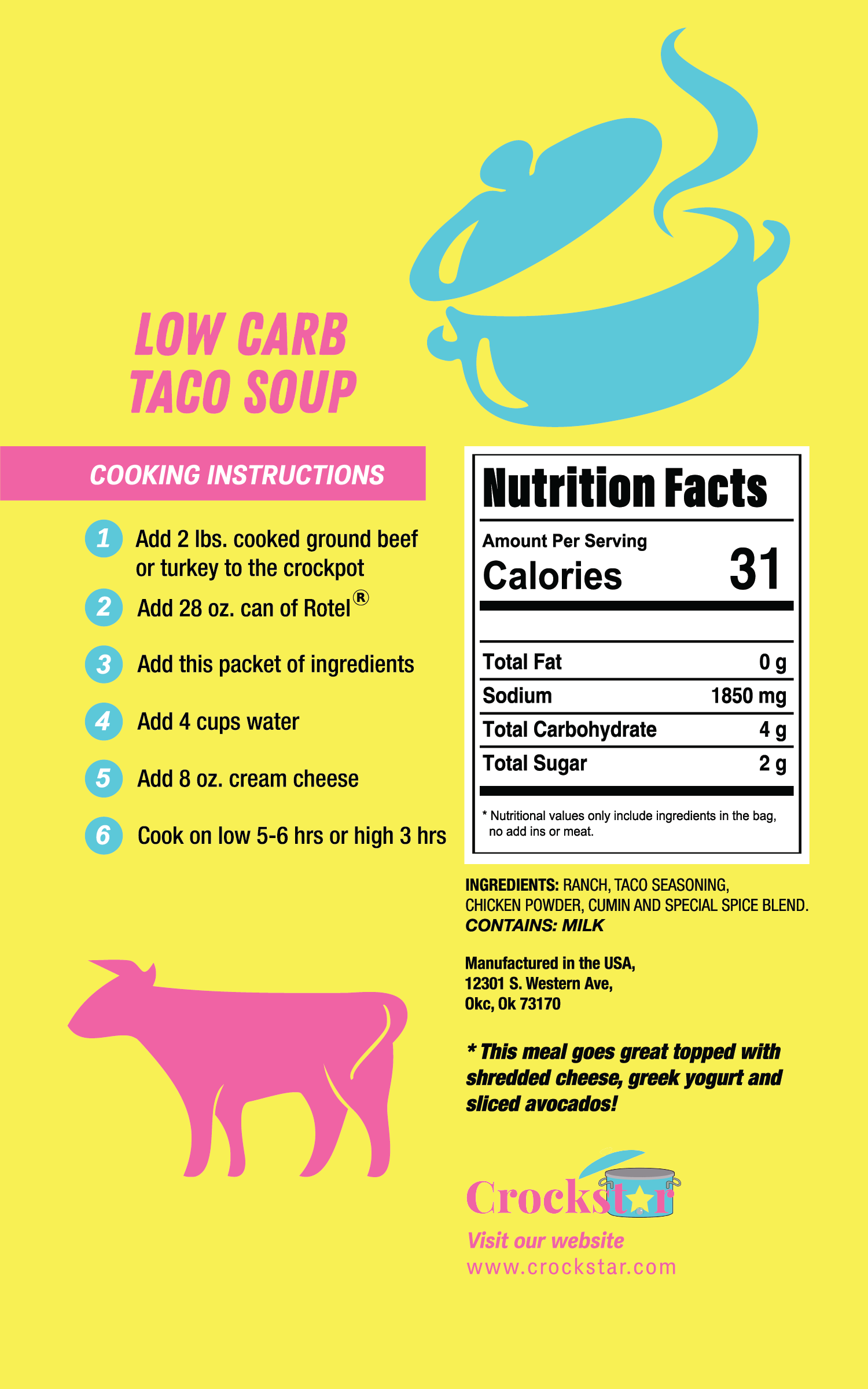 Low Carb Taco Soup 