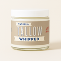 Vanilla Whipped Tallow Moisturizer – | Premium Beef Tallow Skincare | Lady May Tallow