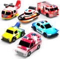 Tub Works® Emergency™ Cars Light Up Bath Toys, 6 Pack