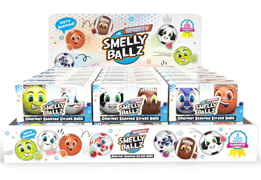 Smelly Ballz - Sporty - Counter Display of 30 (2 Packs)