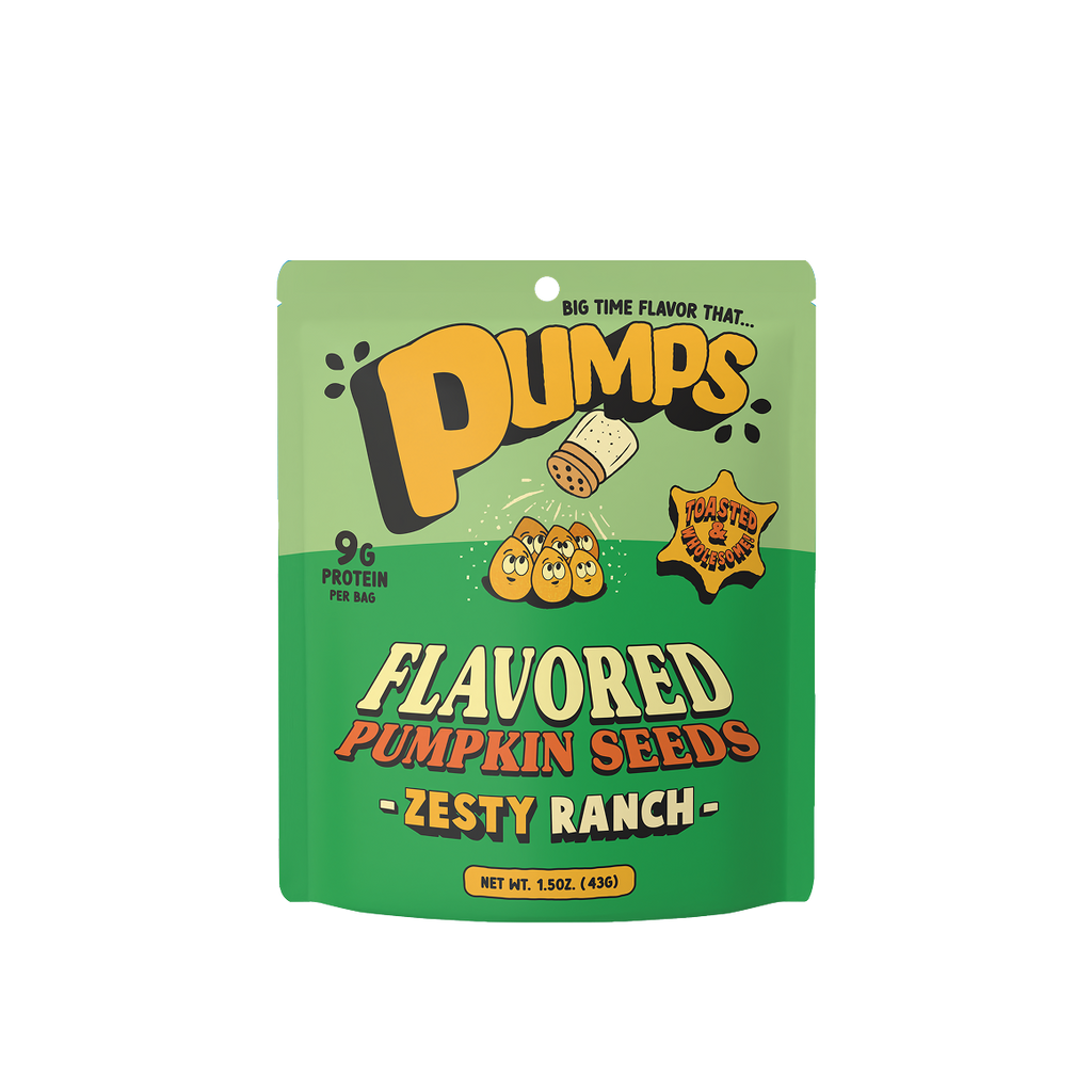 Pumps Toasted Pumpkin Seeds  - Zesty Ranch