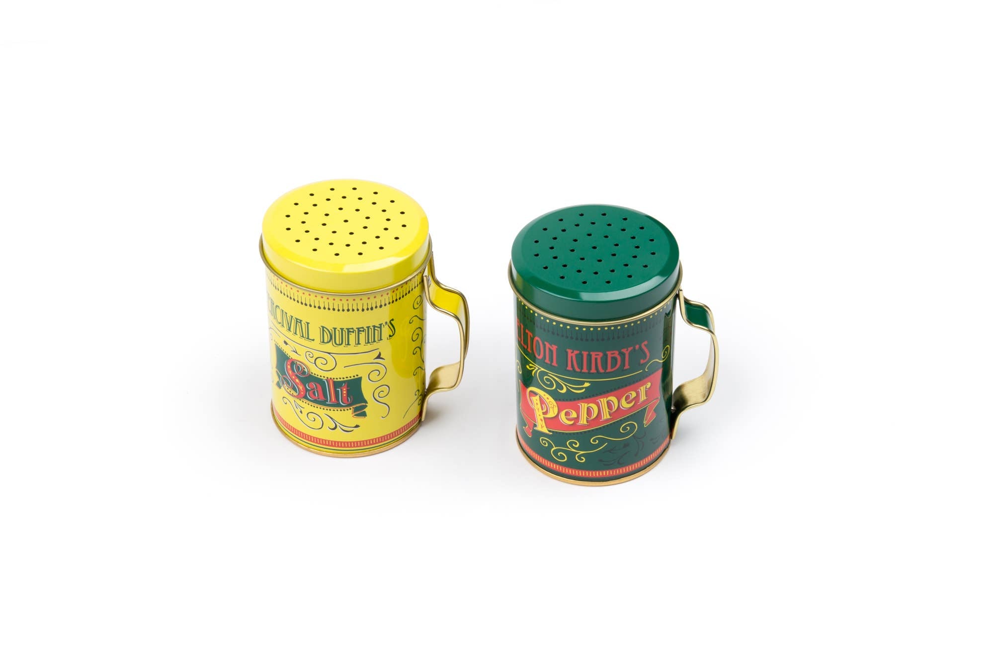 Fox Run Salt and Pepper Shaker Set, Nostalgic, 4"