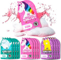 Tub Works® Magical Kids Bubble Bath, Variety 12 Pack | Pink, Purple & Teal Bath Colors