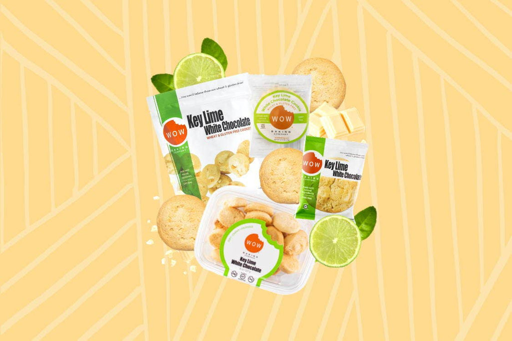 Gluten-Free Key Lime White Chocolate Cookie Resealable Bag