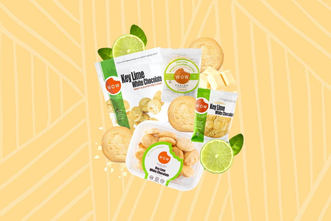 Gluten-Free Key Lime White Chocolate Cookie Resealable Bag