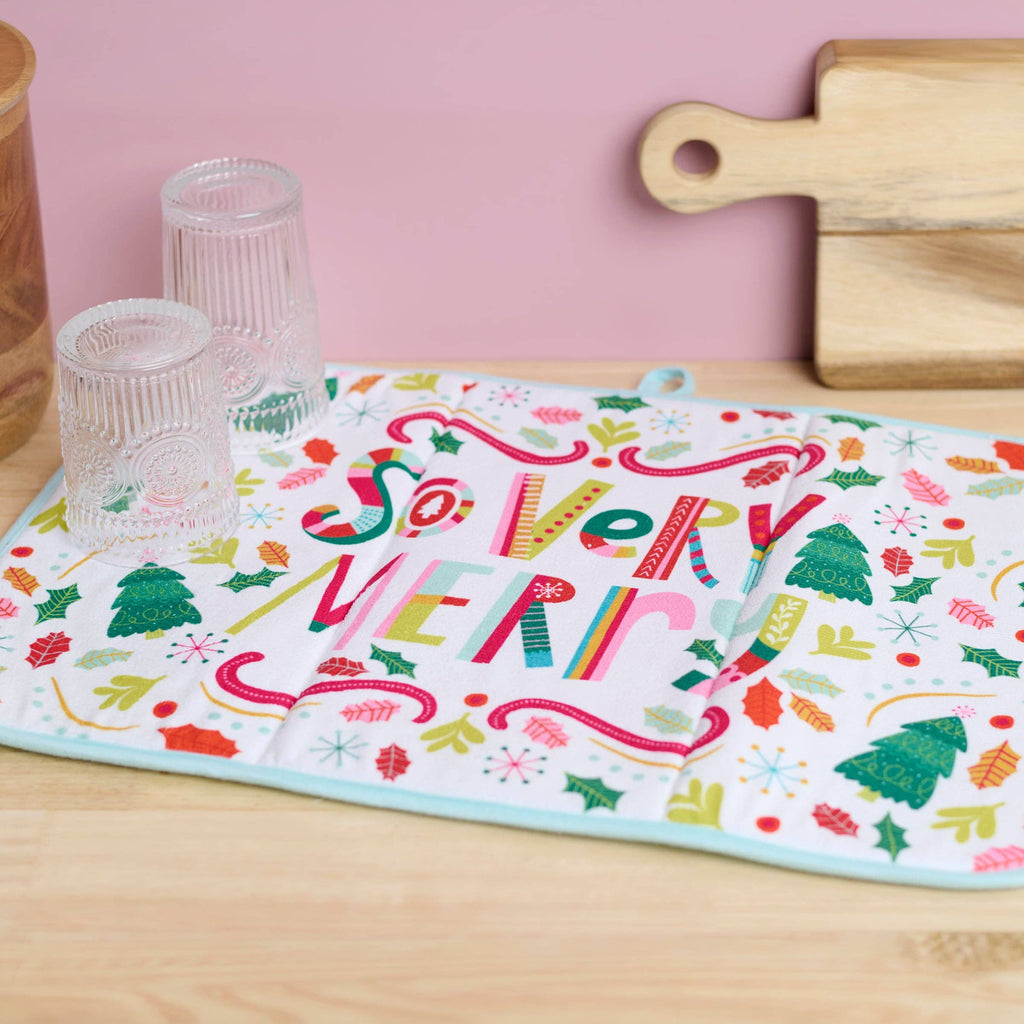 So Very Merry Drying Mat