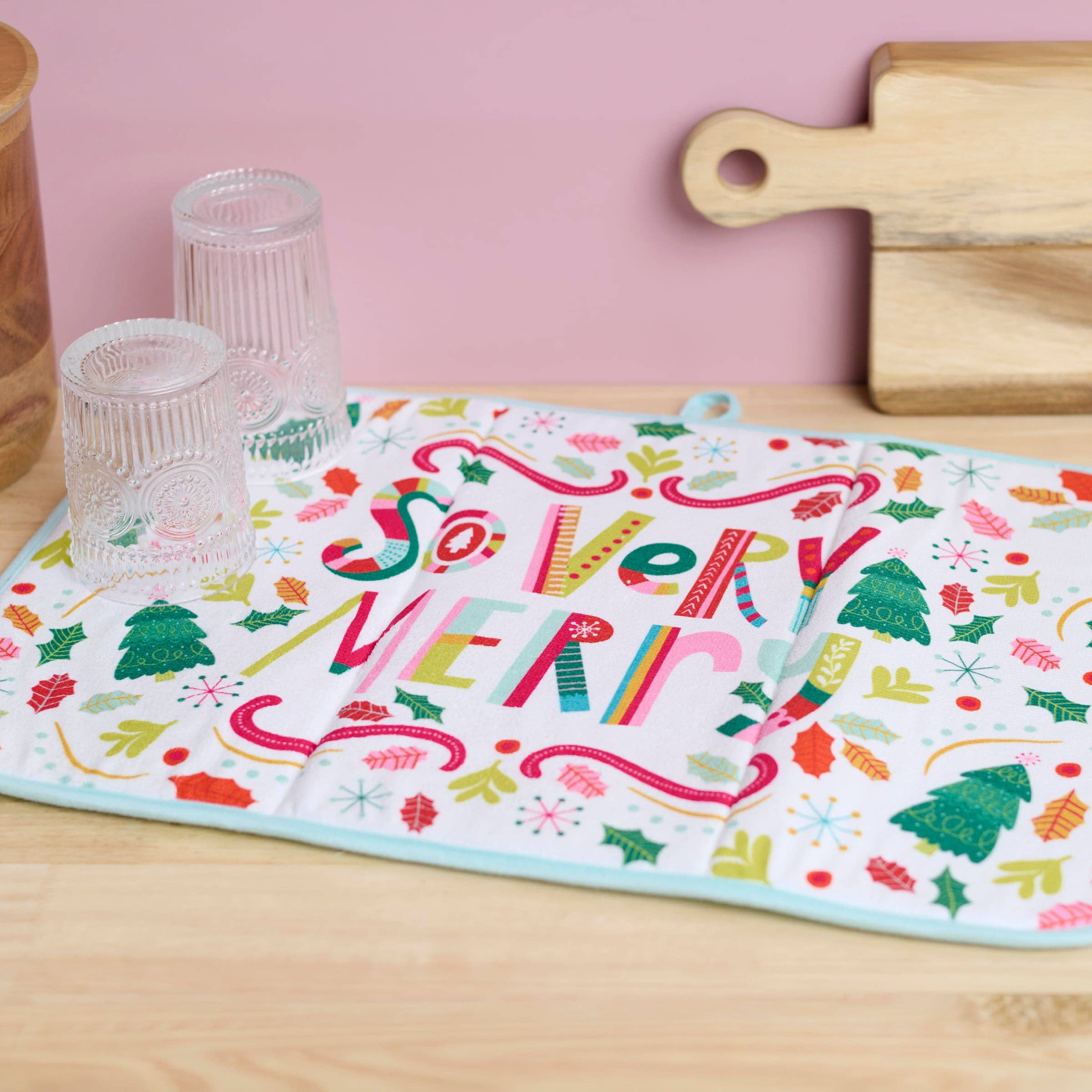 So Very Merry Drying Mat